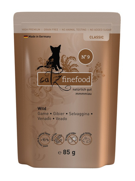 Catz Finefood Classic N.09 Dziczyzna saszetka 85g