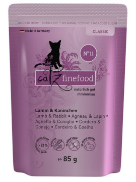 Catz Finefood Classic N.11 Jagnięcina i Królik saszetka 85g