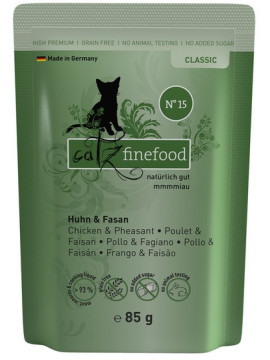 Catz Finefood Classic N.15 Kurczak i Bażant saszetka 85g