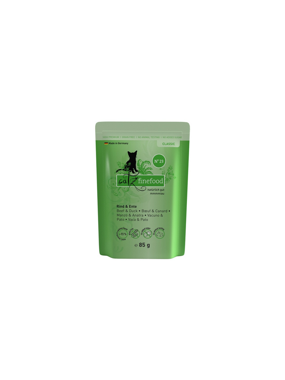 Catz Finefood Classic N.23 Wołowina i Kaczka saszetka 85g