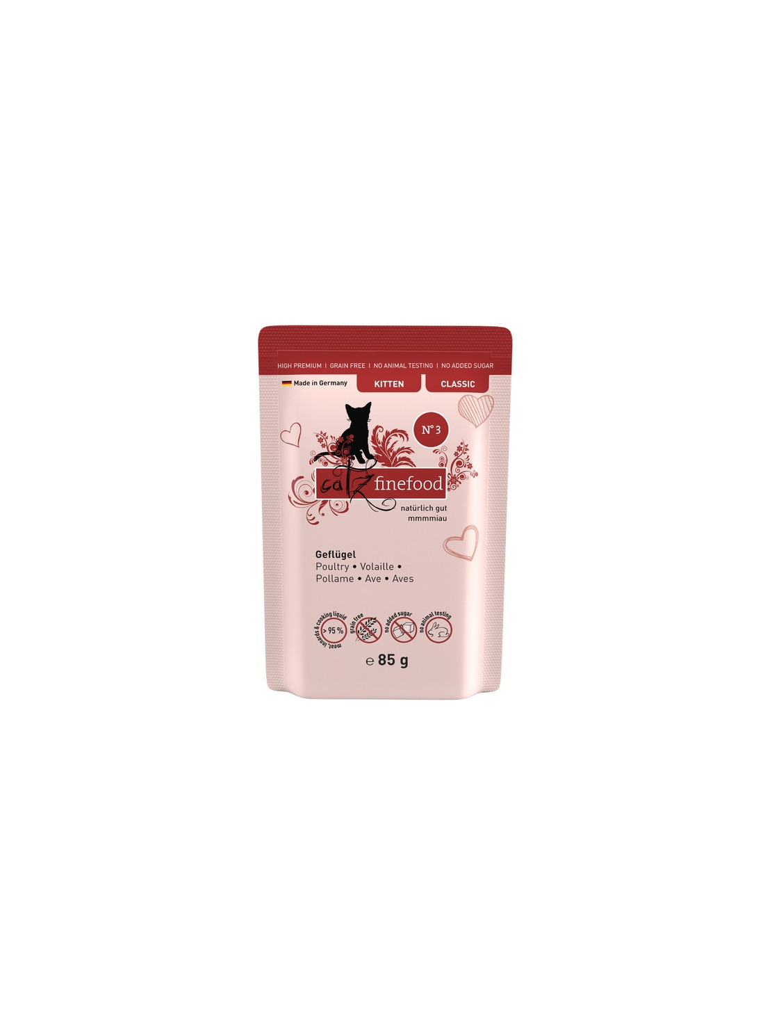 Catz Finefood Classic Kitten N.03 Drób saszetka 85g