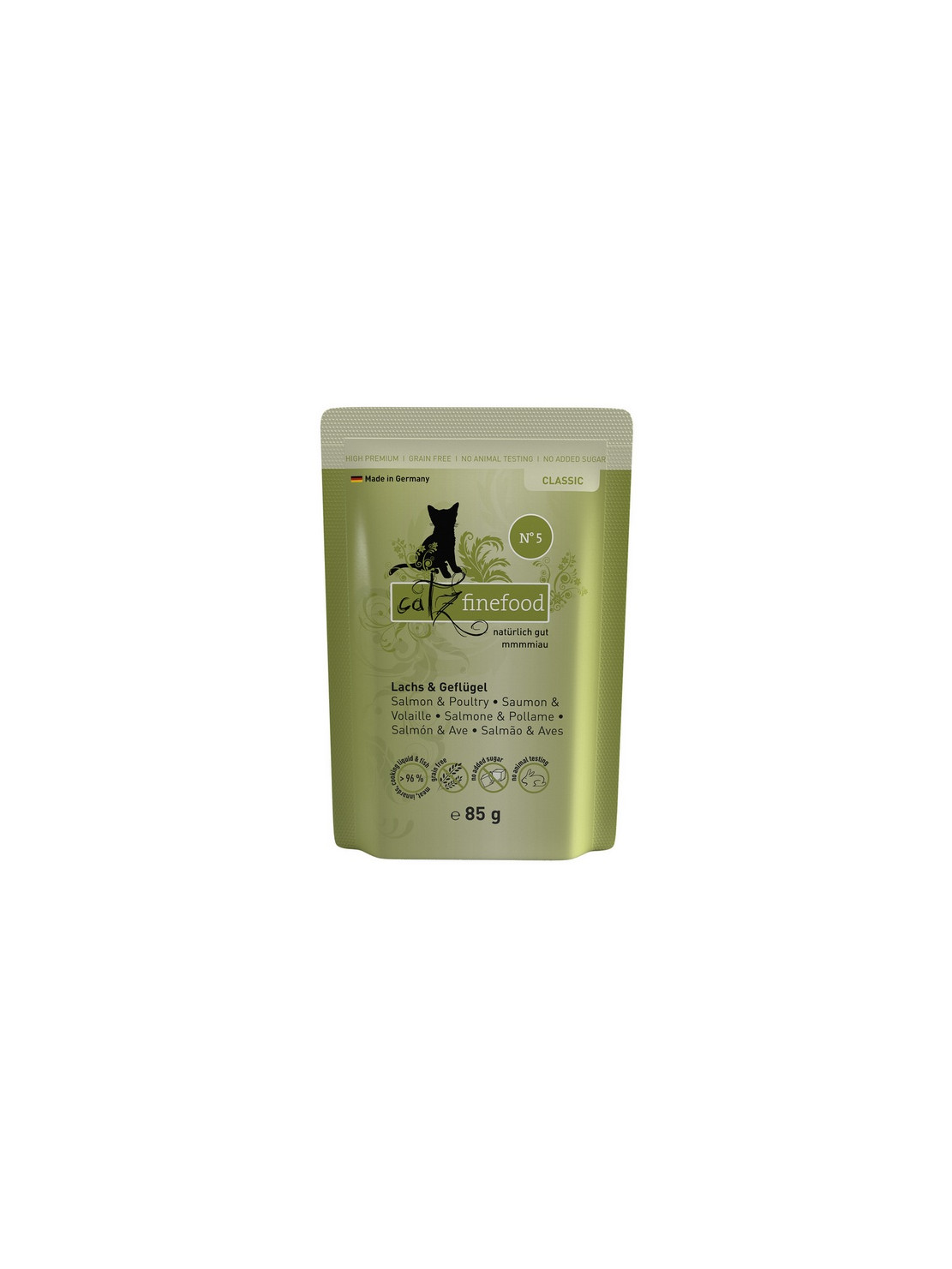 Catz Finefood Classic N.05 Łosoś i drób saszetka 85g