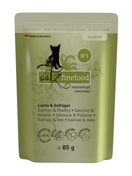 Catz Finefood Classic N.05 Łosoś i drób saszetka 85g