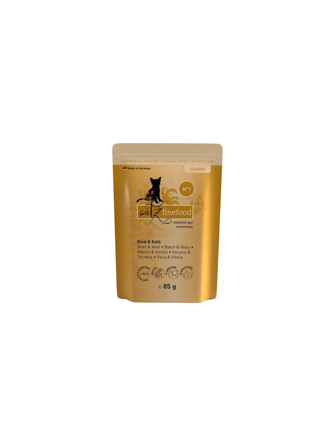 Catz Finefood Classic N.07 Wołowina i cielęcina saszetka 85g