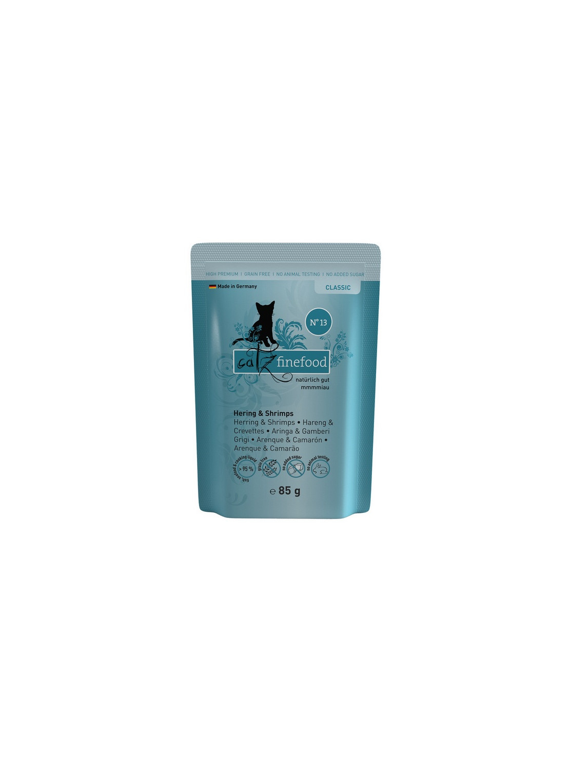 Catz Finefood Classic N.13 Śledź i Krewetki saszetka 85g