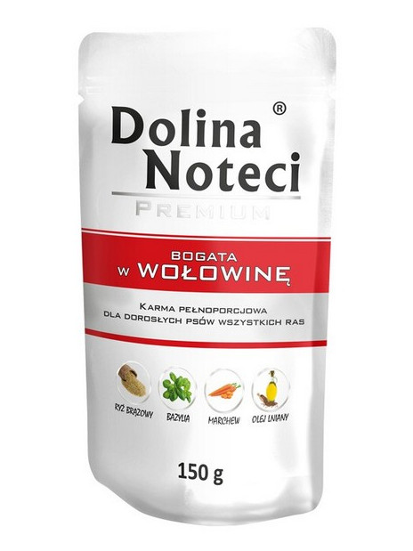 Dolina Noteci Premium Pies Wołowina saszetka 150g