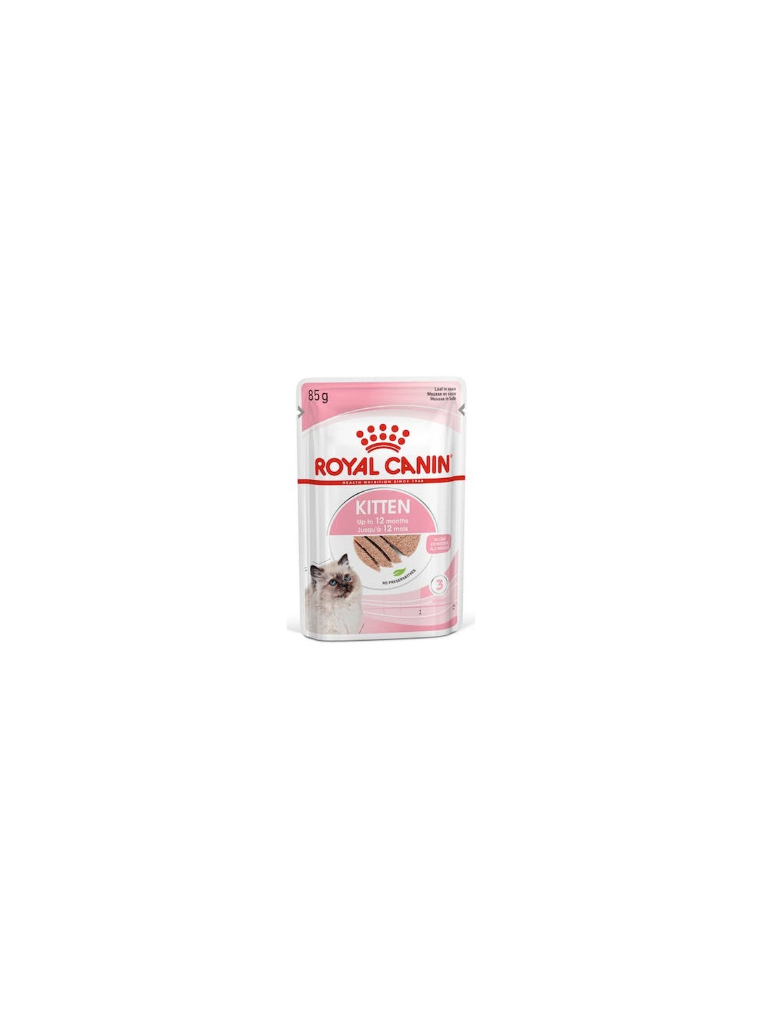 Royal Canin Kitten pasztet (loaf) karma mokra dla kociąt do 12 miesiąca życia saszetka 85g