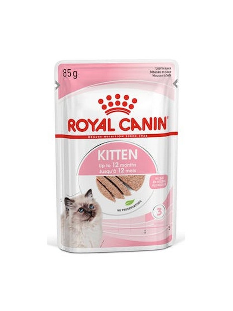 Royal Canin Kitten pasztet (loaf) karma mokra dla kociąt do 12 miesiąca życia saszetka 85g
