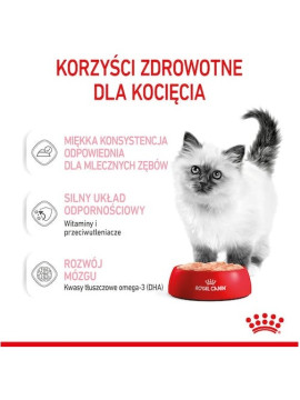 Royal Canin Kitten pasztet (loaf) karma mokra dla kociąt do 12 miesiąca życia saszetka 85g
