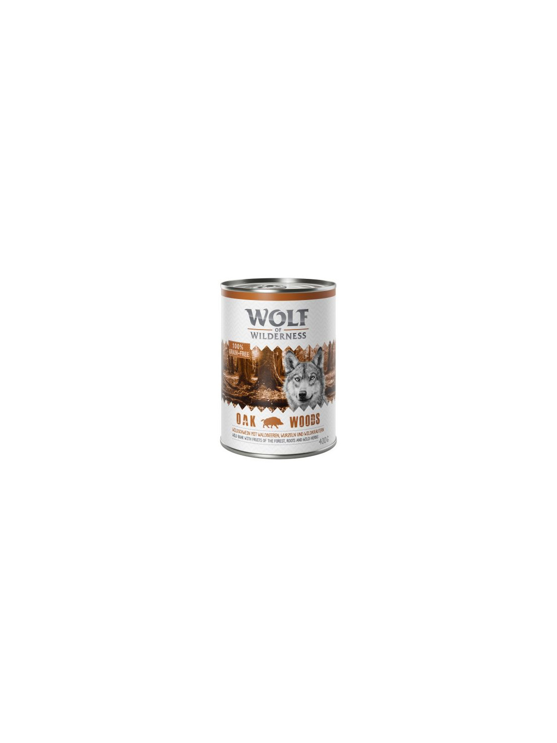 Wolf of Wilderness Oak Woods Dziczyzna puszka 400 g