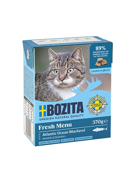 Bozita z Makrelą kawałki w galaretce kartonik 370g