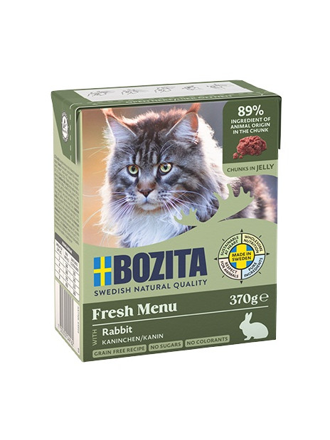 Bozita z Królikiem kawałki w galaretce kartonik 370g