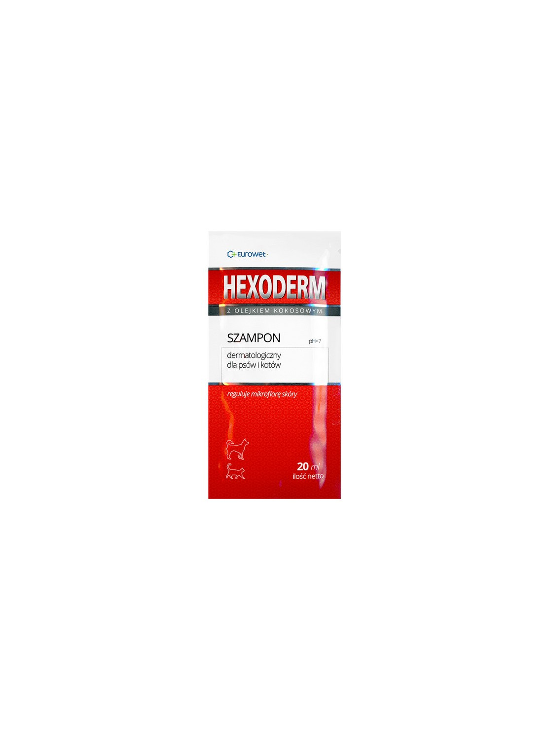 Hexoderm - szampon dermatologiczny saszetka 20ml - 1 sztuka