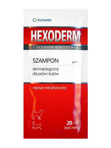 Hexoderm - szampon dermatologiczny saszetka 20ml - 1 sztuka