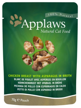 Applaws saszetka dla kota Kurczak i Szparagi 70g