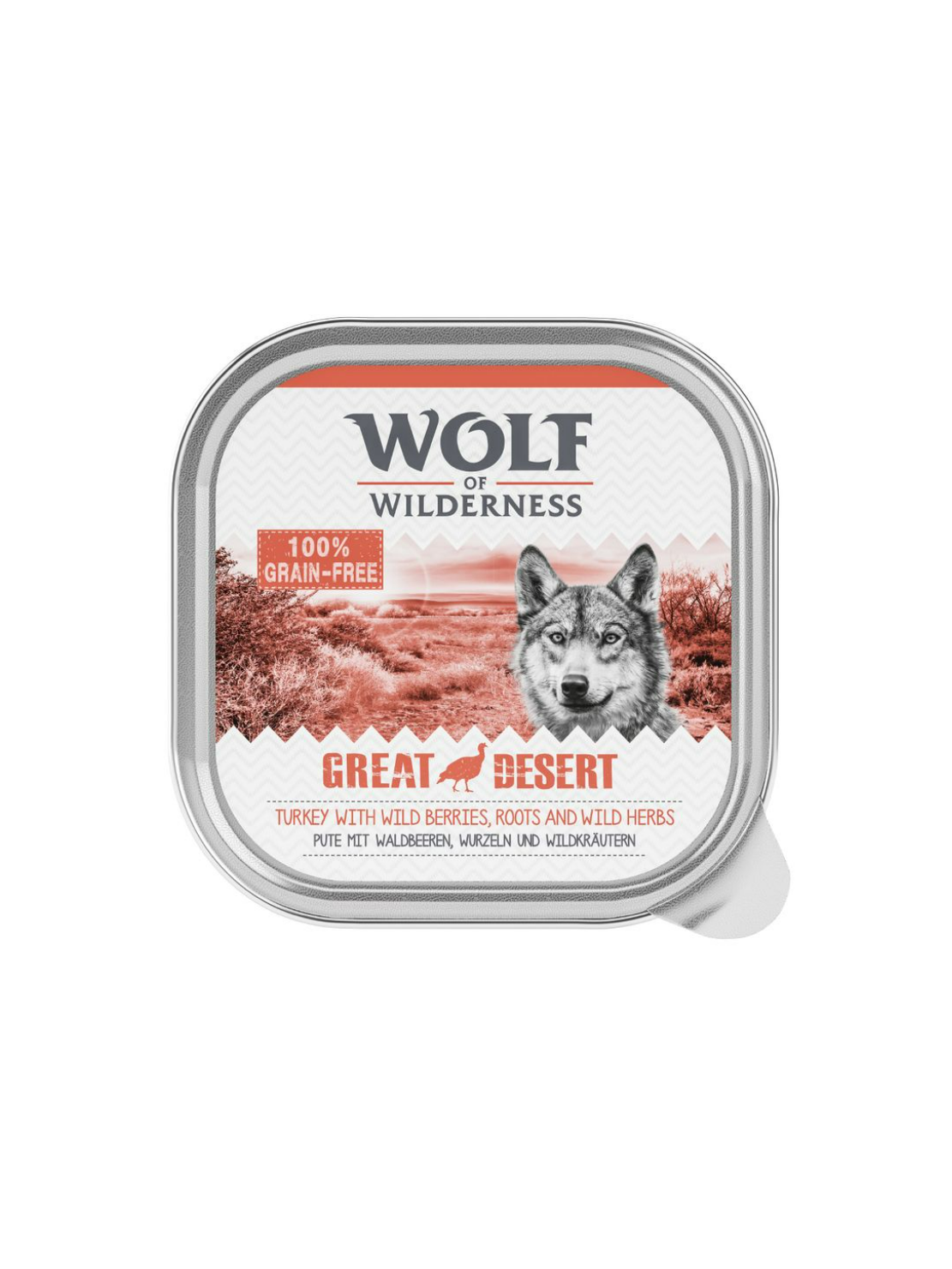 Wolf of Wilderness Adult Great Desert Indyk tacka 300g