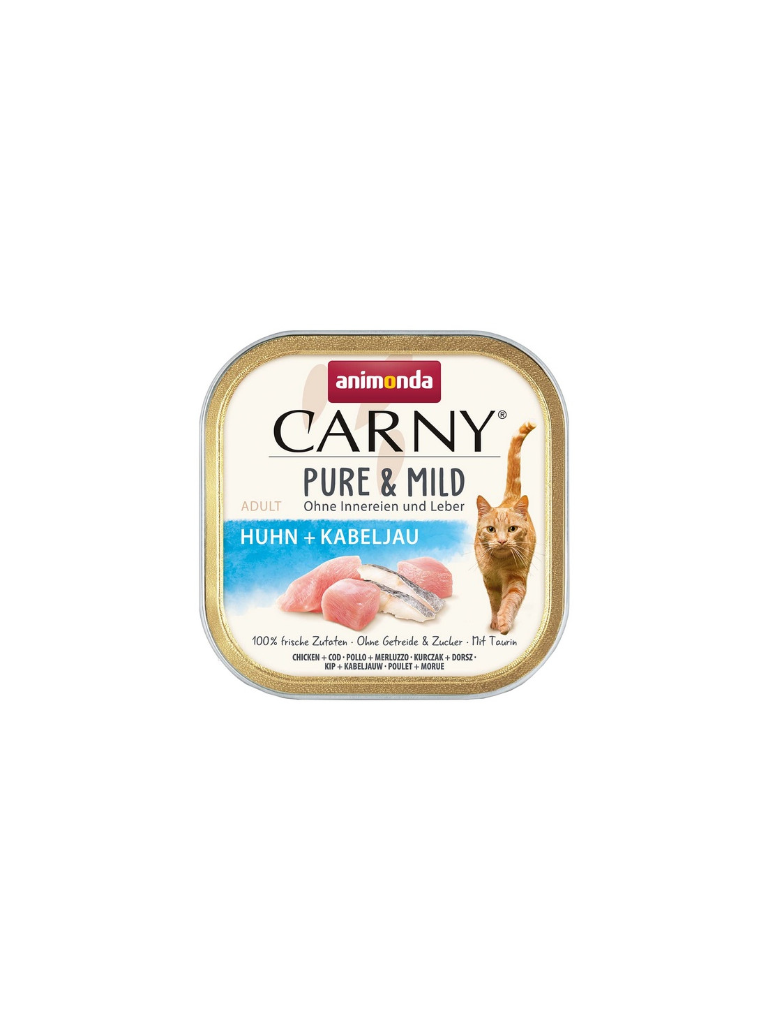 Animonda Carny Pure & Mild Kurczak + Dorsz tacka 100g