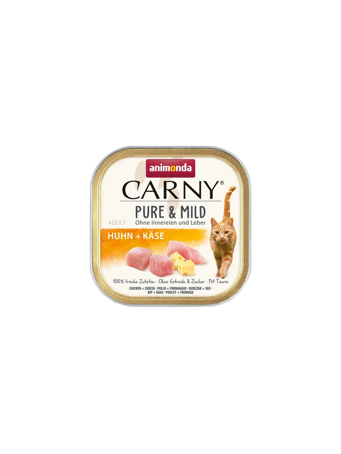 Animonda Carny Pure & Mild Kurczak + Ser tacka 100g