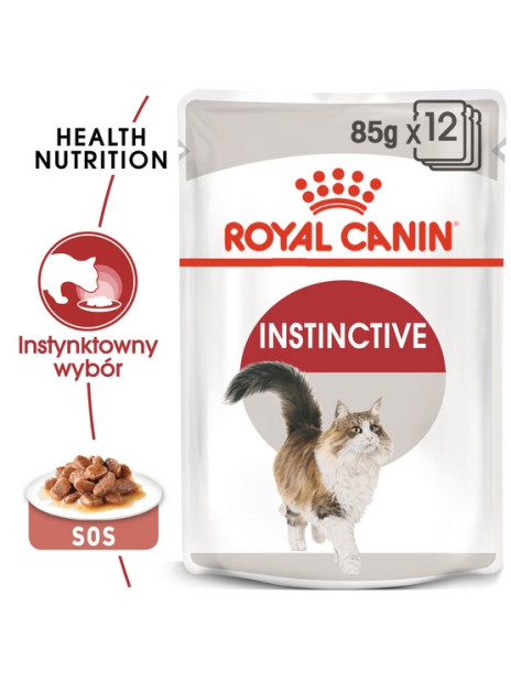 Royal Canin Instinctive w sosie karma mokra dla kotów dorosłych, wybrednych saszetka 85g