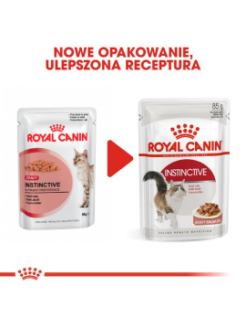 Royal Canin Instinctive w sosie karma mokra dla kotów dorosłych, wybrednych saszetka 85g
