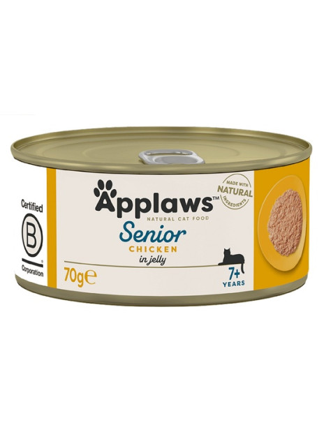 Applaws puszka dla kota Senior kurczak 70g