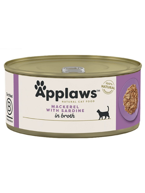 Applaws puszka dla kota Makrela i Sardynki 70g