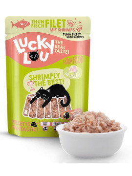 Lucky Lou Extrafood Tuńczyk i krewetki w galaretce saszetka 70g