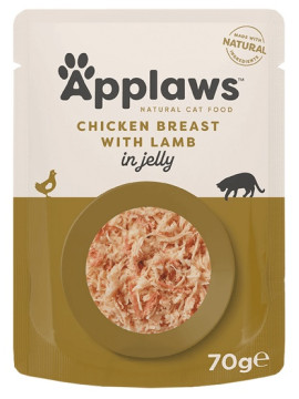 Applaws saszetka dla kota kurczak z jagnięciną w galaretce 70g