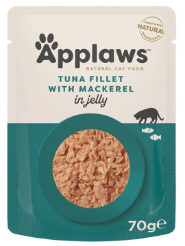Applaws saszetka dla kota tuńczyk z makrelą w galaretce 70g