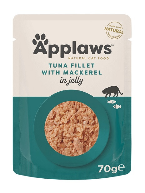 Applaws saszetka dla kota tuńczyk z makrelą w galaretce 70g