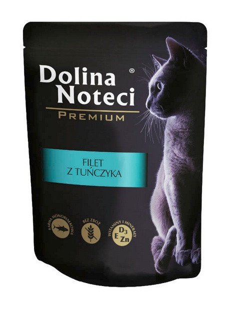 Dolina Noteci Premium Kot Filet z tuńczyka saszetka 85g