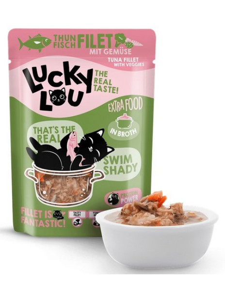 Lucky Lou Extrafood Tuńczyk i warzywa w bulionie saszetka 70g