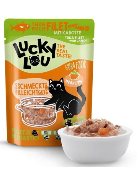 Lucky Lou Extrafood Tuńczyk i marchewka w bulionie saszetka 70g