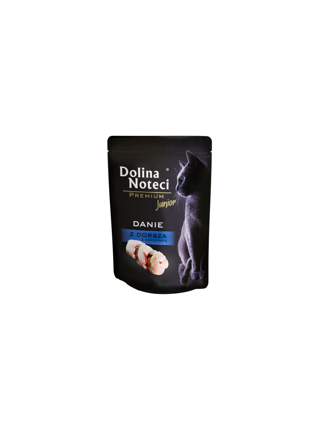 Dolina Noteci Premium Kot Junior Danie z dorsza i sardynki saszetka 85g