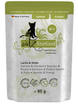 Catz Finefood Classic Senior N.05 Łosoś i kurczak saszetka 85g