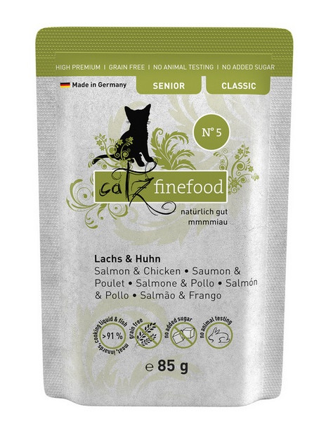 Catz Finefood Classic Senior N.05 Łosoś i kurczak saszetka 85g