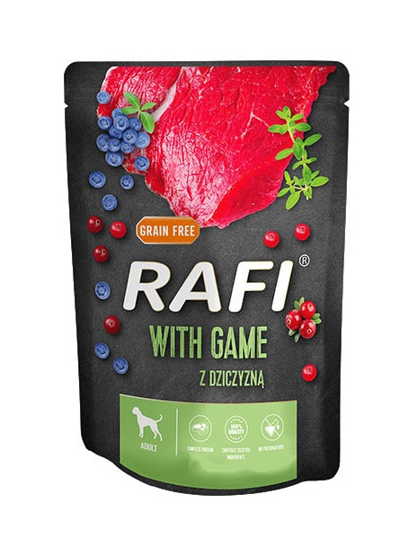 Rafi Pies Dziczyzna saszetka 300g