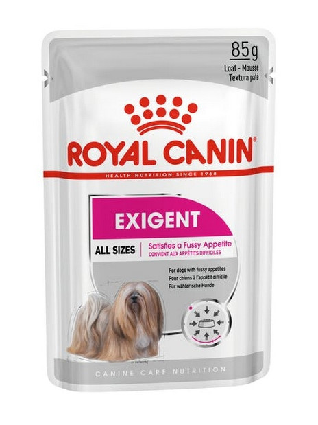 Royal Canin Exigent karma mokra dla wybrednych psów dorosłych, wszystkich ras, pasztet saszetka 85g
