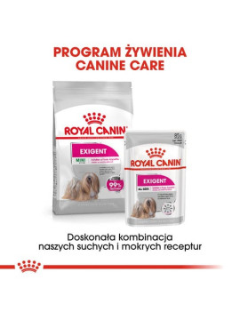 Royal Canin Exigent karma mokra dla wybrednych psów dorosłych, wszystkich ras, pasztet saszetka 85g