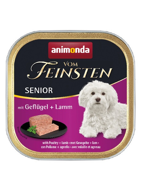 Animonda vom Feinsten Dog Senior Drób i Jagnięcina 150g
