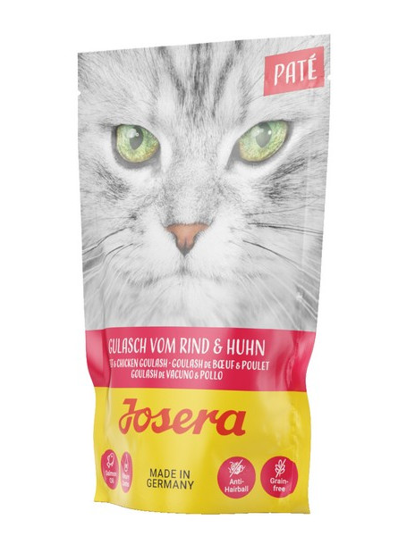 Josera Pasztet Gulasz z kurczakiem i wołowiną saszetka 85g