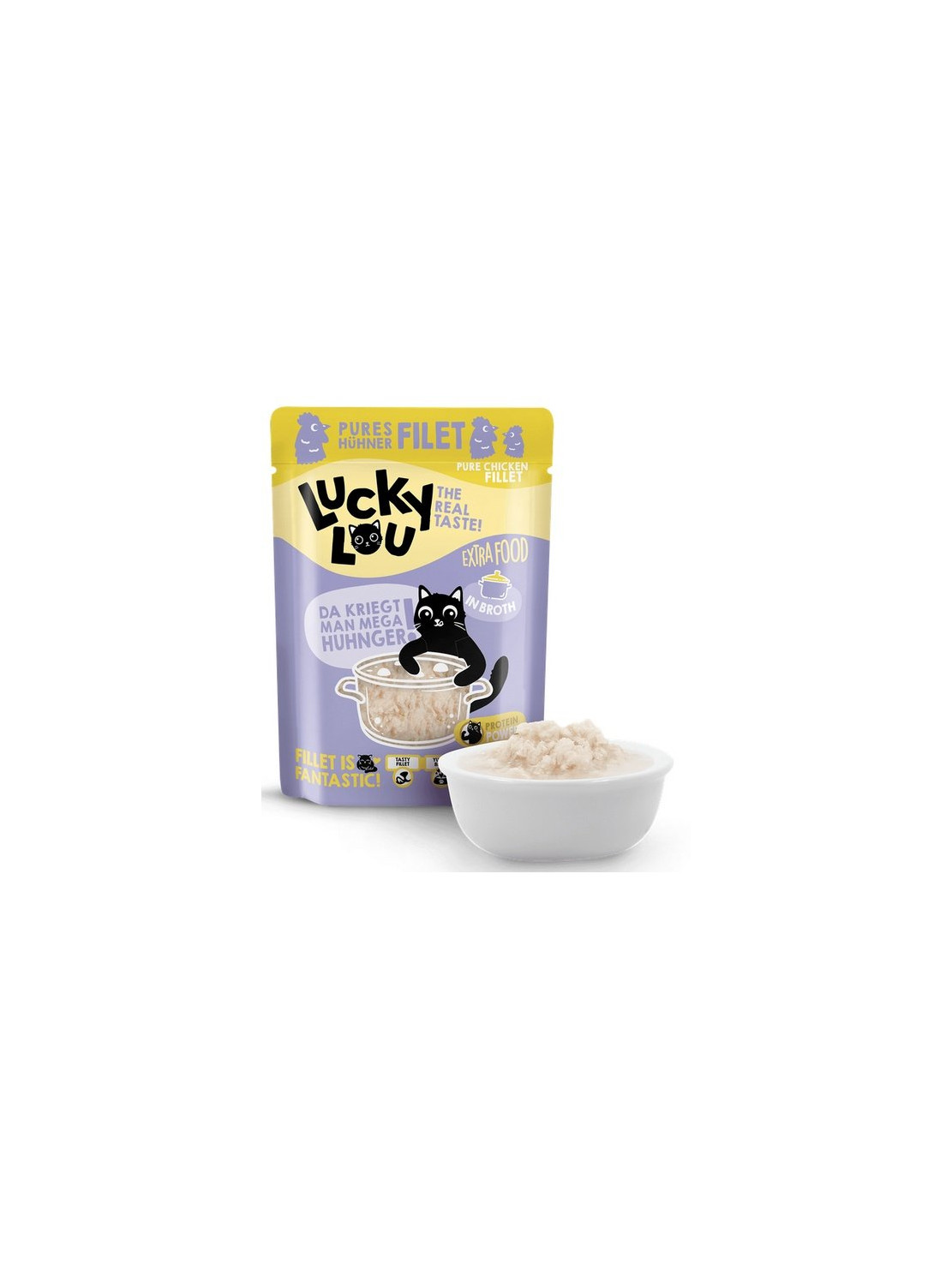 Lucky Lou Extrafood Kurczak w bulionie saszetka 70g