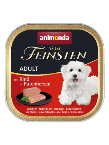 Animonda vom Feinsten Dog Wołowina i Serca Indyka 150g