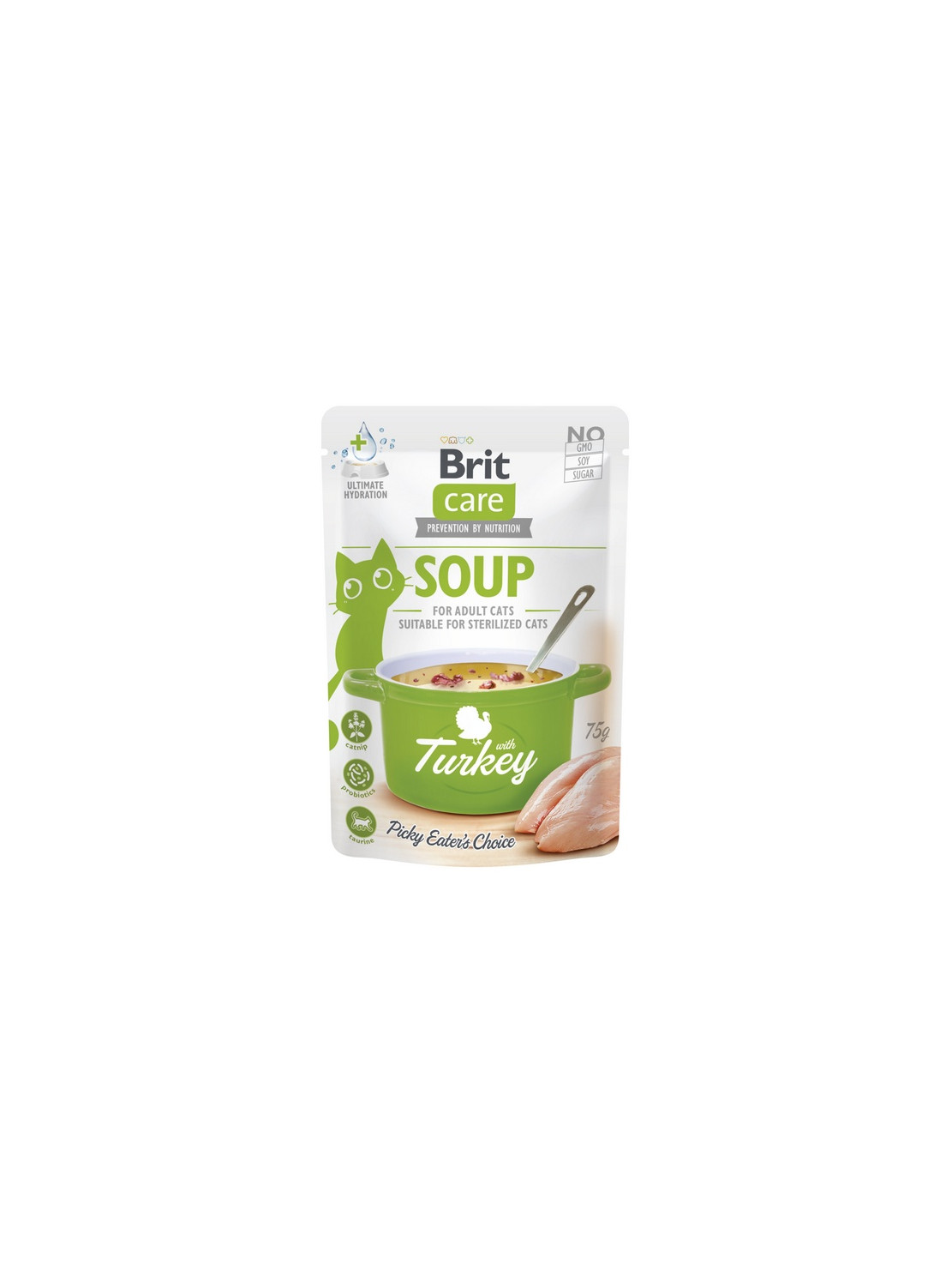 Brit Care Cat Soup Turkey saszetka 75g
