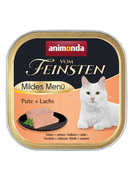 Animonda vom Feinsten Mildes Menu z Indykiem i Łososiem tacka 100g