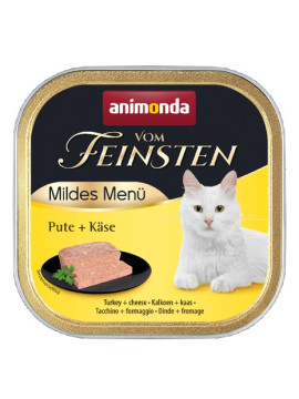 Animonda vom Feinsten Mildes Menu z Indykiem i Serem tacka 100g