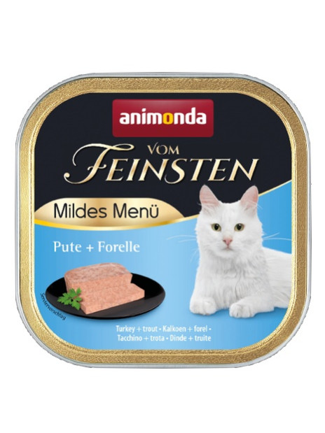 Animonda vom Feinsten Mildes Menu z Indykiem i Pstrągiem tacka 100g