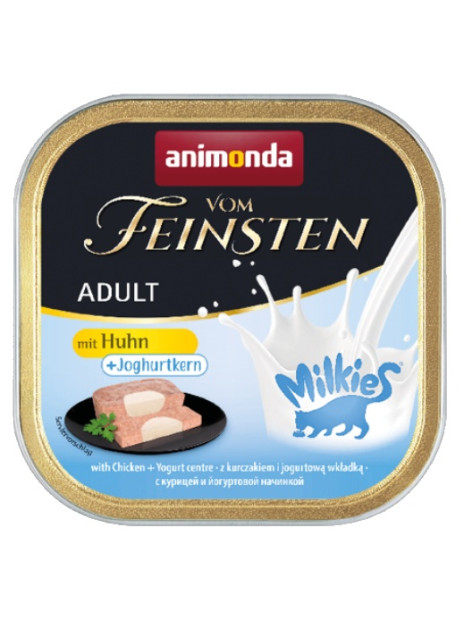 Animonda vom Feinsten Milkies Cat Kurczak + Jogurt tacka 100g