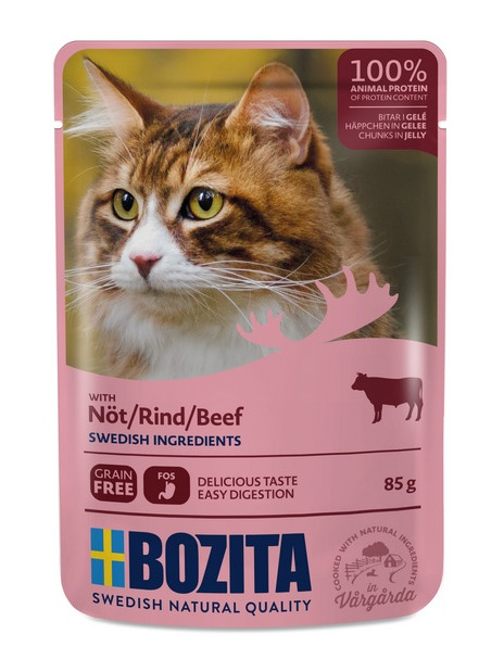 Bozita Cat Wołowina w galaretce saszetka 85g