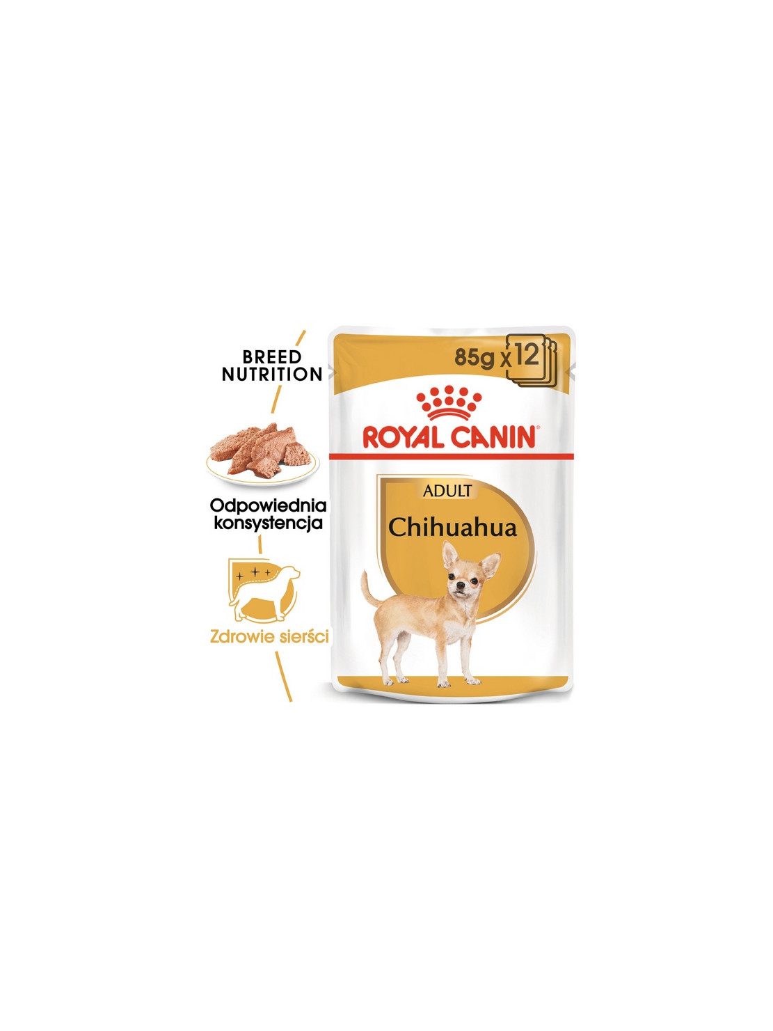 Royal Canin Chihuahua Adult karma mokra – pasztet, dla psów dorosłych rasy chihuahua saszetka 85g